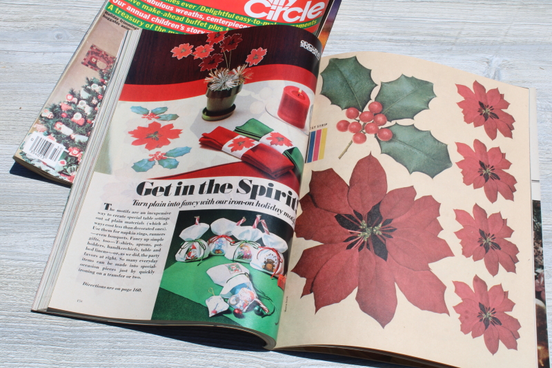 photo of vintage 1979 Family Circle & Woman's Day Christmas magazines baking, holiday recipes, tons of ads!  #4